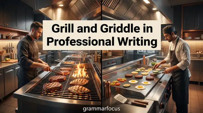 Grill and Griddle in Professional Writing