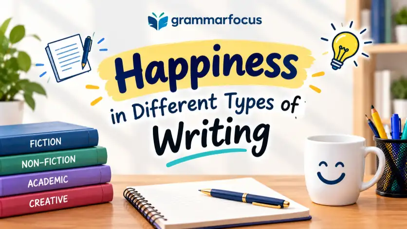 Happiness in Different Types of Writing