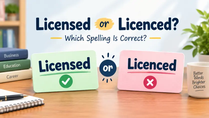 Licensed or Licenced