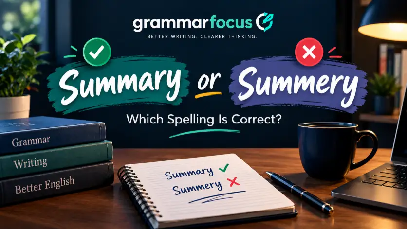 Summary or Summery