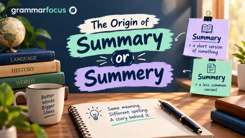 The Origin of Summary or Summery