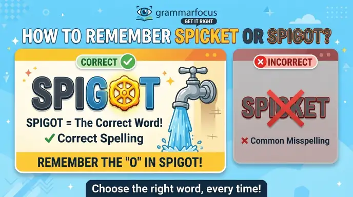 How to Remember Spicket or Spigot