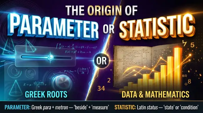 The Origin of Parameter or Statistic