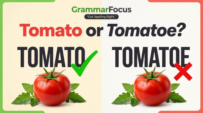 Tomato or tomatoe